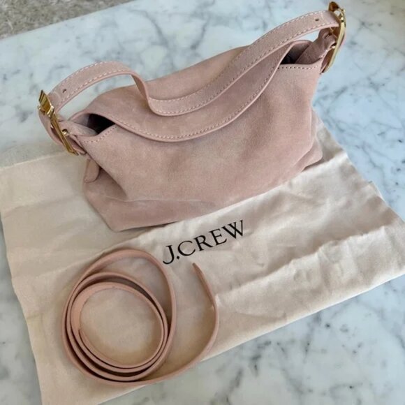 J. Crew Berkeley Suede Shoulder Bag - NWT - Picture 3 of 7